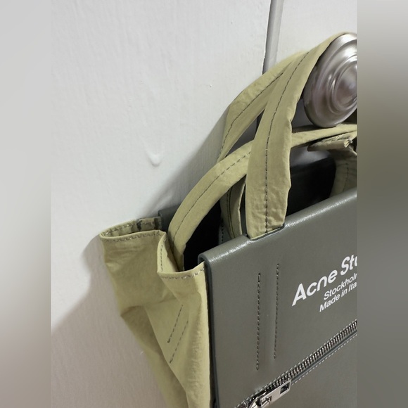 Acne Studios Green Tote, Small - Picture 5 of 12